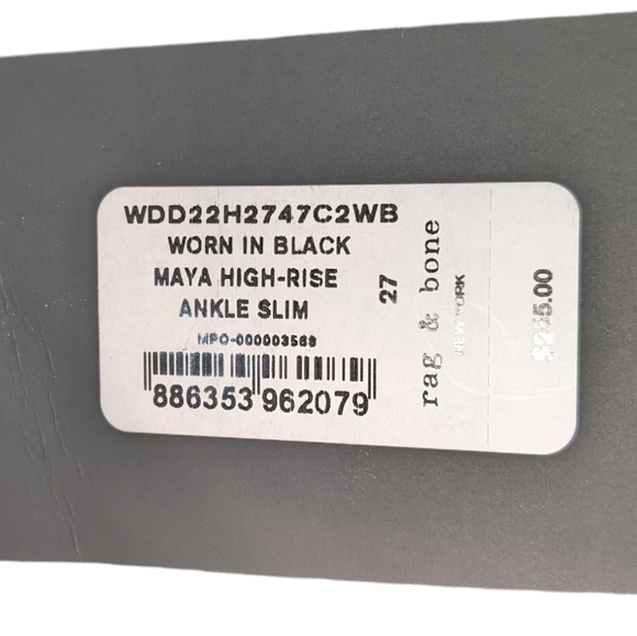 rag & bone Maya High-Rise Slim fit 27 - Picture 9 of 9